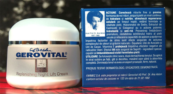 Crema grasa lift reestructurante de noche.