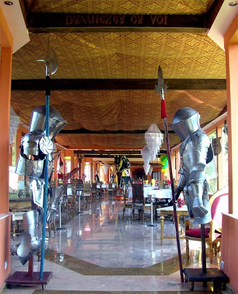 Restaurante medieval.