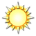 Imagen del sol, representando el cielo despejado