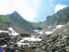 Zona baja de la caldera de Fundul Caprei.