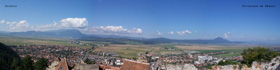 Desde el mirador superior de la fortaleza de Rsnov.