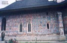 Iglesia del monasterio de Moldovita. Fachada sur.
