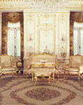 Interior de otro dormitorio decorado en estilo Rococo.