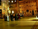 Interior de la catedral ortodoxa.