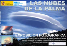 Portada del libro Las nubes de La Palma de D. Fernando Bulln Mir.